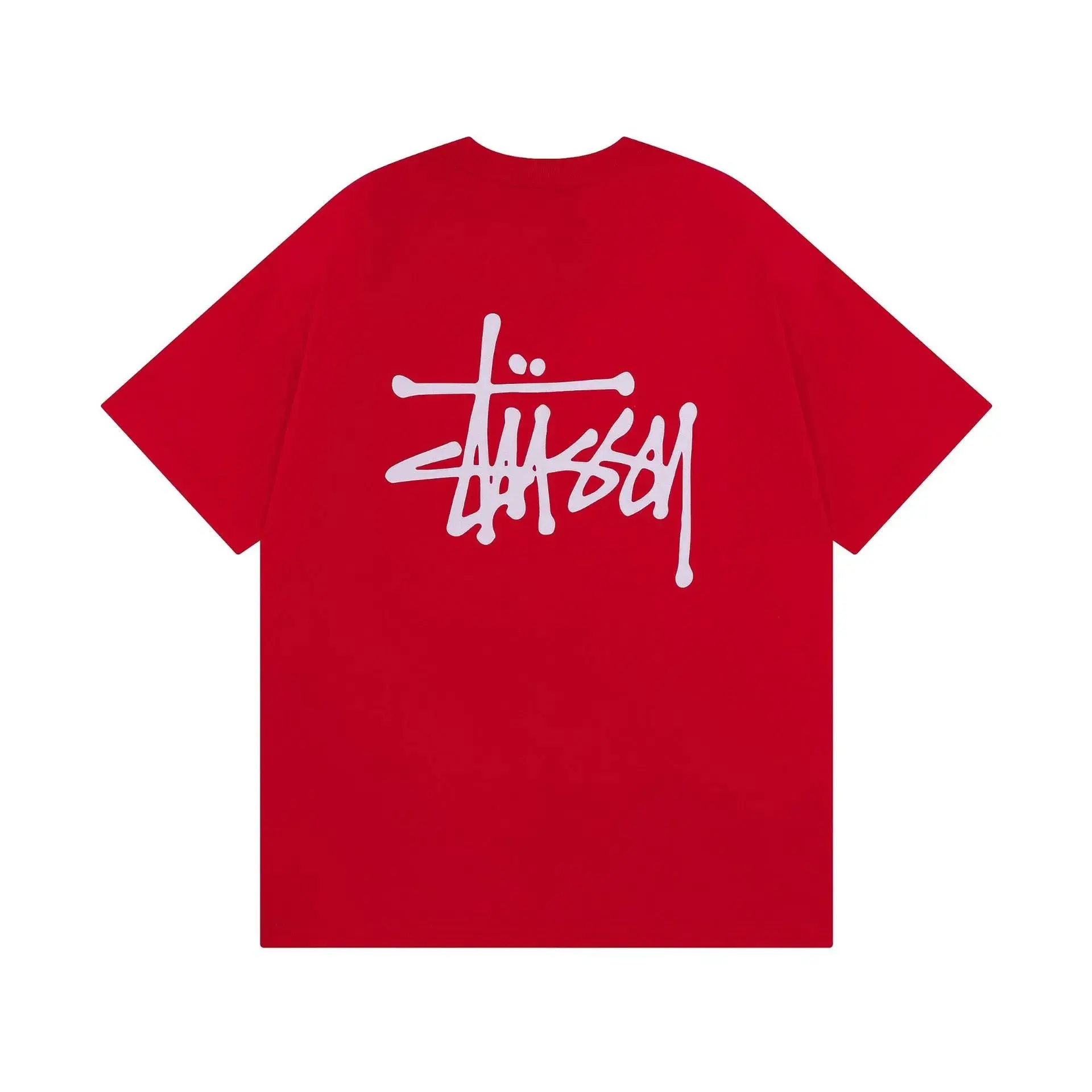 Stüssy Basic Logo T-Shirt Red