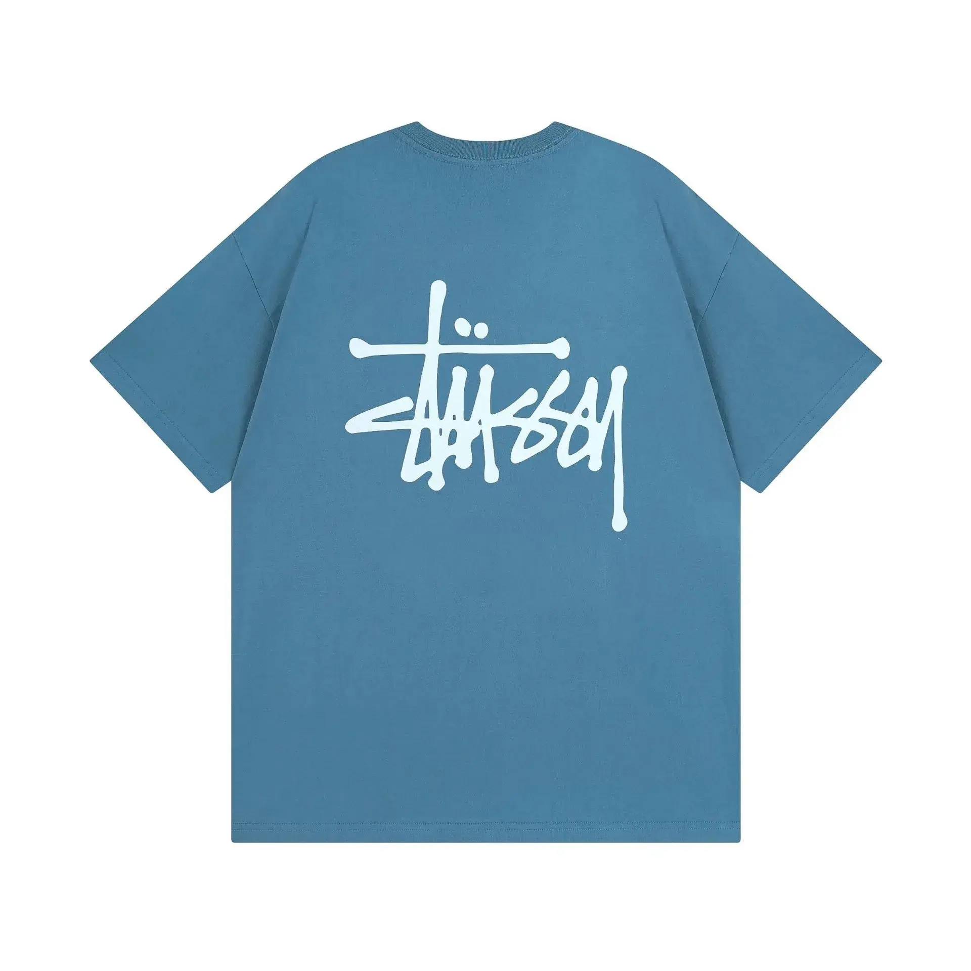 Stussy Basic Logo T-Shirt Blue