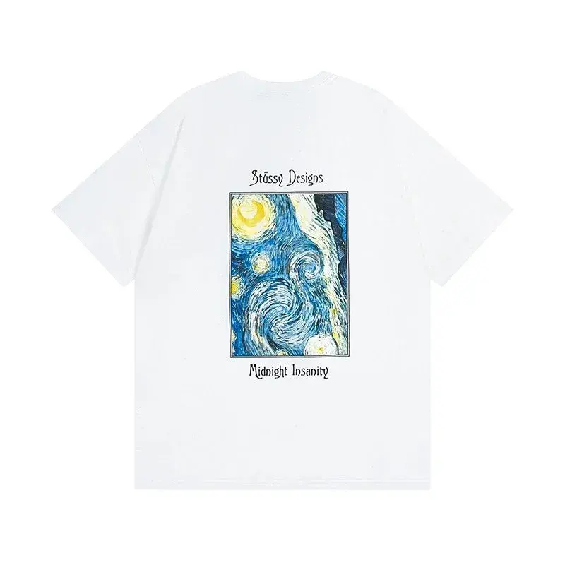 Stussy Designs Starry Night T-Shirt White