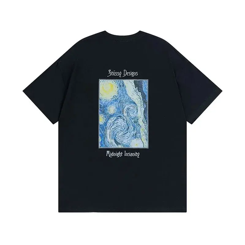 Stussy Designs Starry Night T-Shirt Black