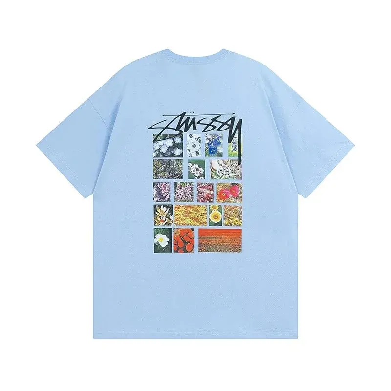 Stüssy Photo Grid Blue T-Shirt