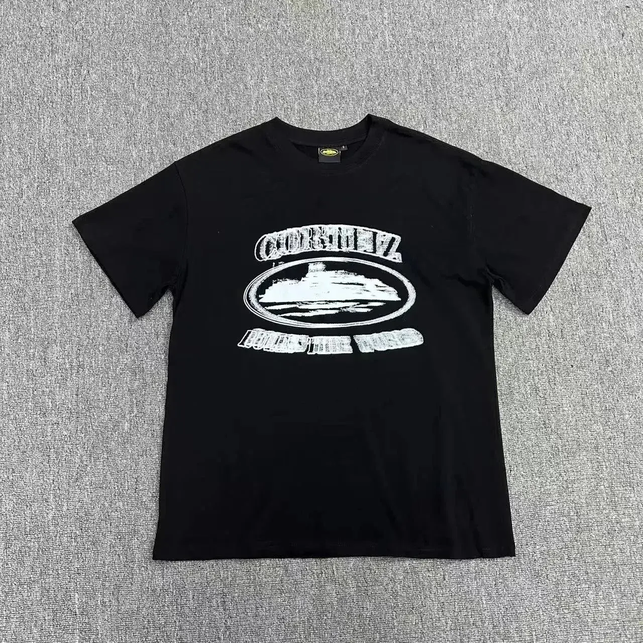 Corteiz Rules The World T-Shirt Black and White
