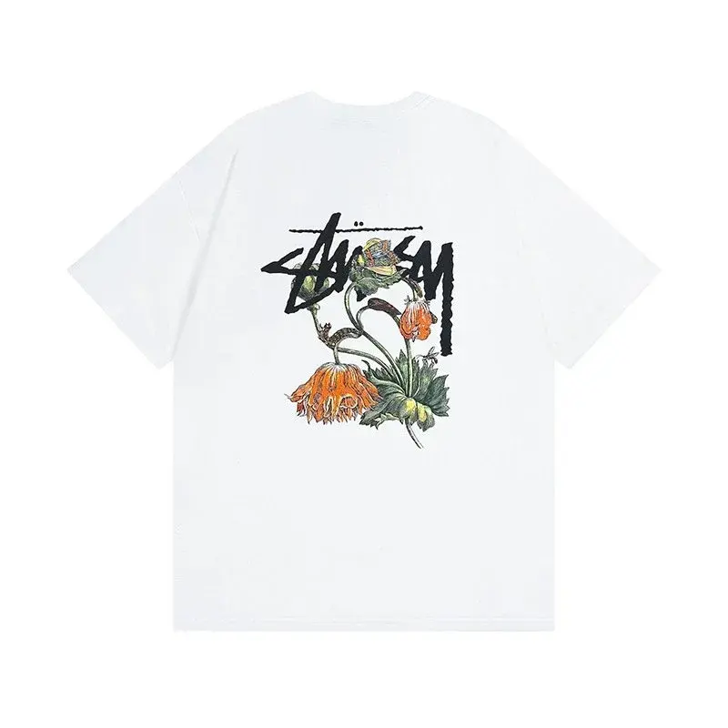 Stüssy Floral White T-Shirt