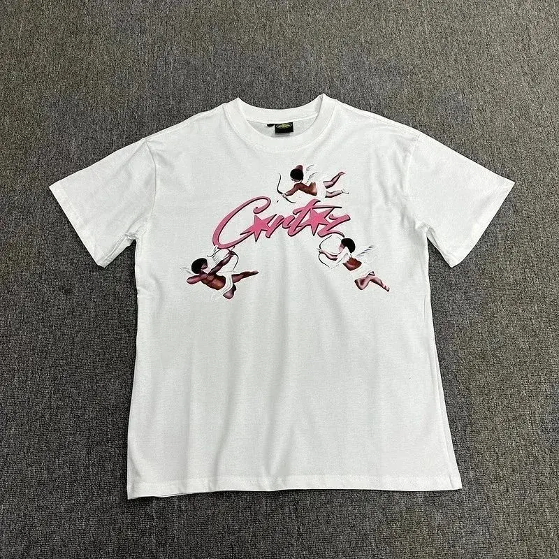 Corteiz Cupid T-Shirt White and Pink