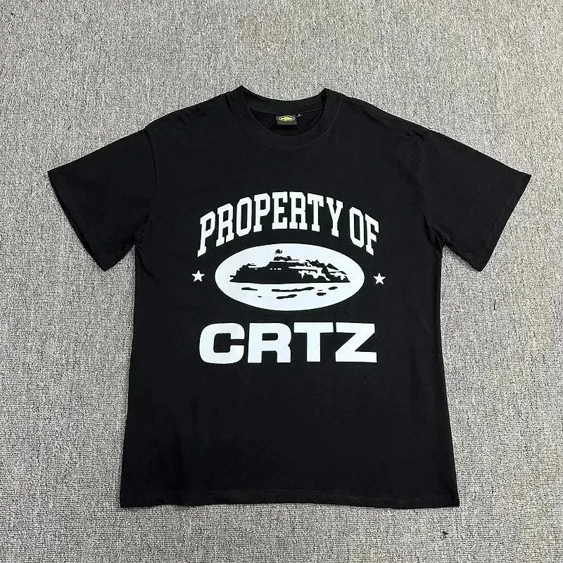 Corteiz Property Of Island Black T-Shirt