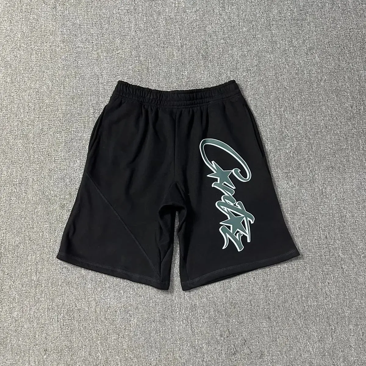 Corteiz Shorts Black Green