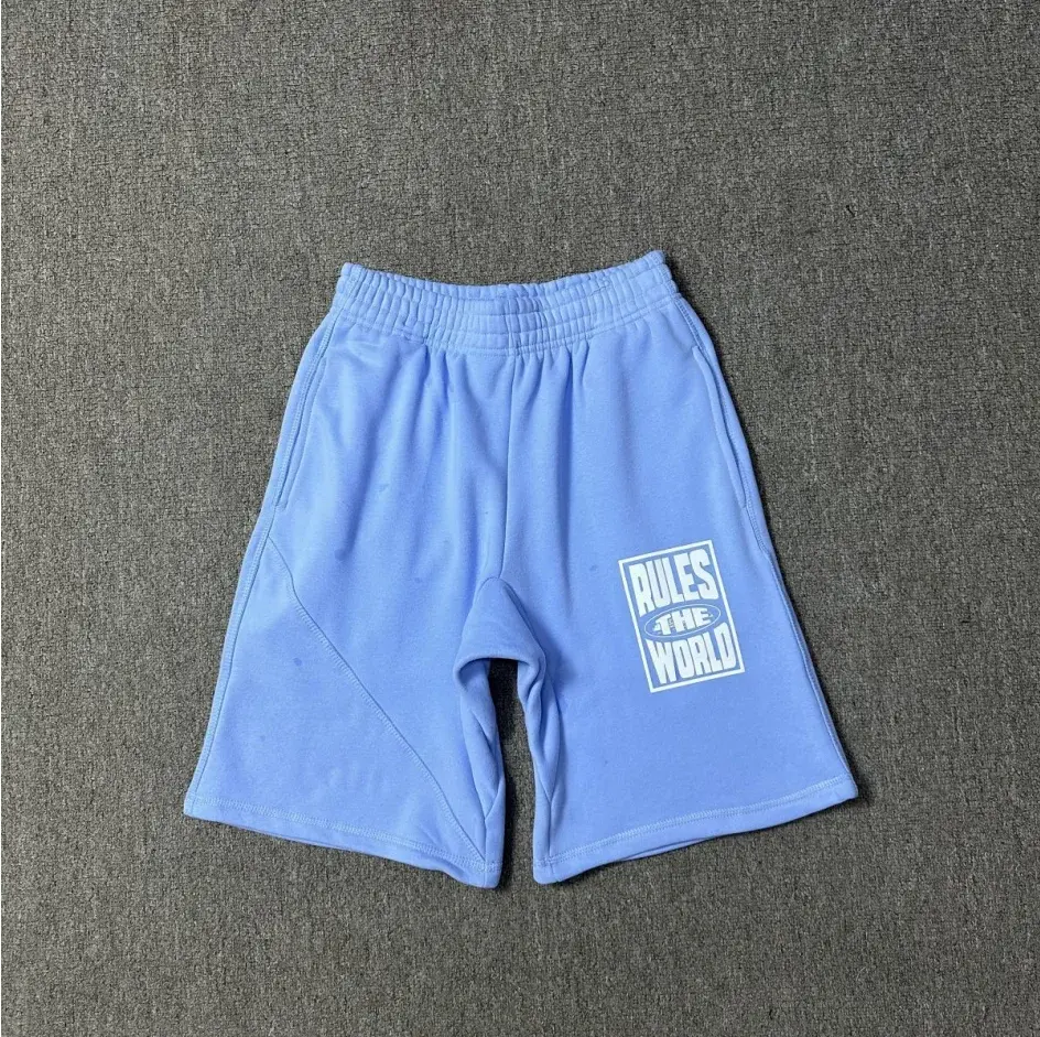 Corteiz Rules The World Sweatshorts Light Blue