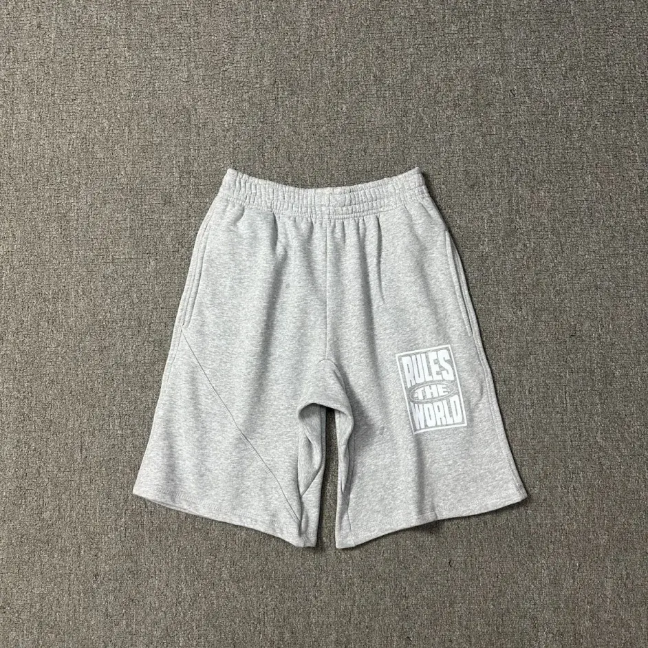 Corteiz Rules The World Grey Shorts