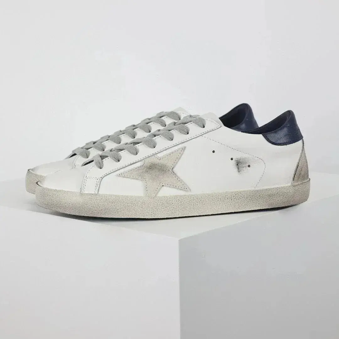 Golden Goose Superstar White Navy