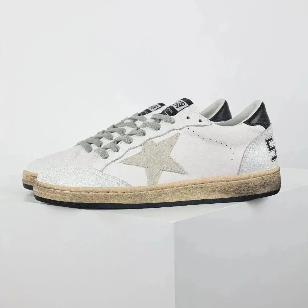 Golden Goose Ball Star White Black