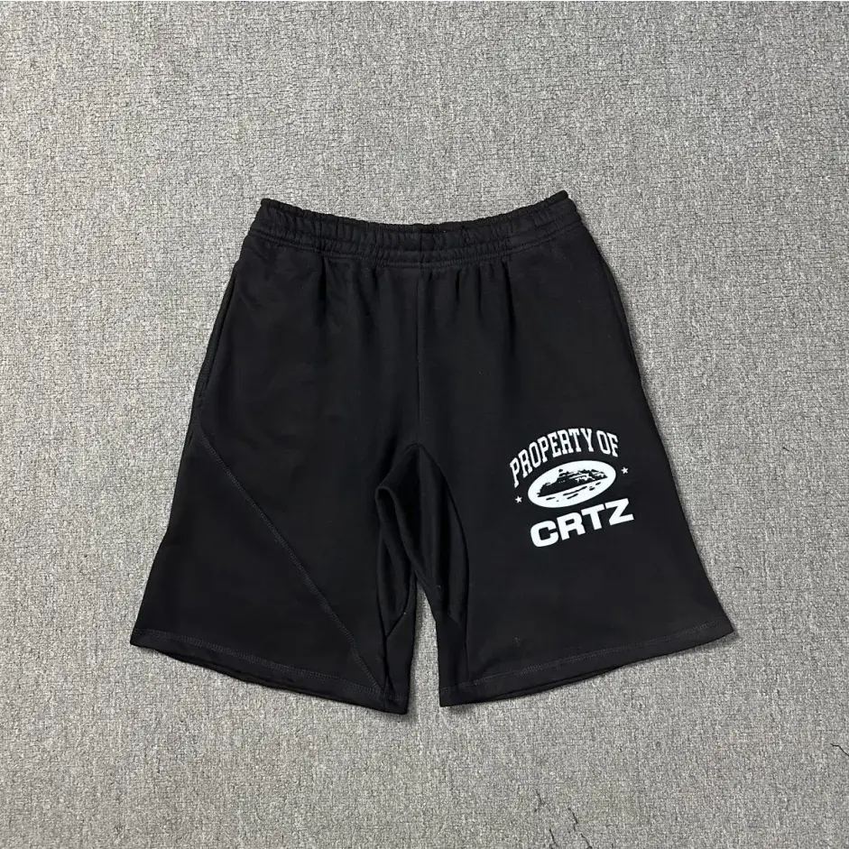 Corteiz Property of CRTZ Shorts Black