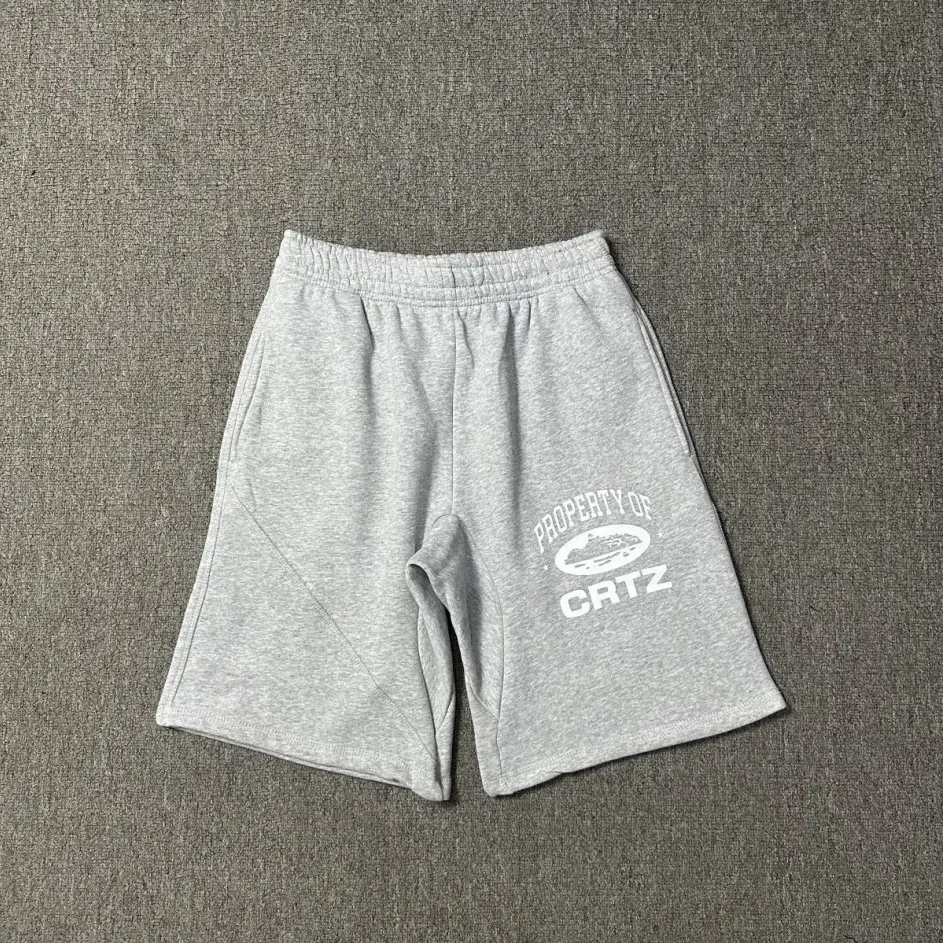 Corteiz Property of CRTZ Shorts Grey