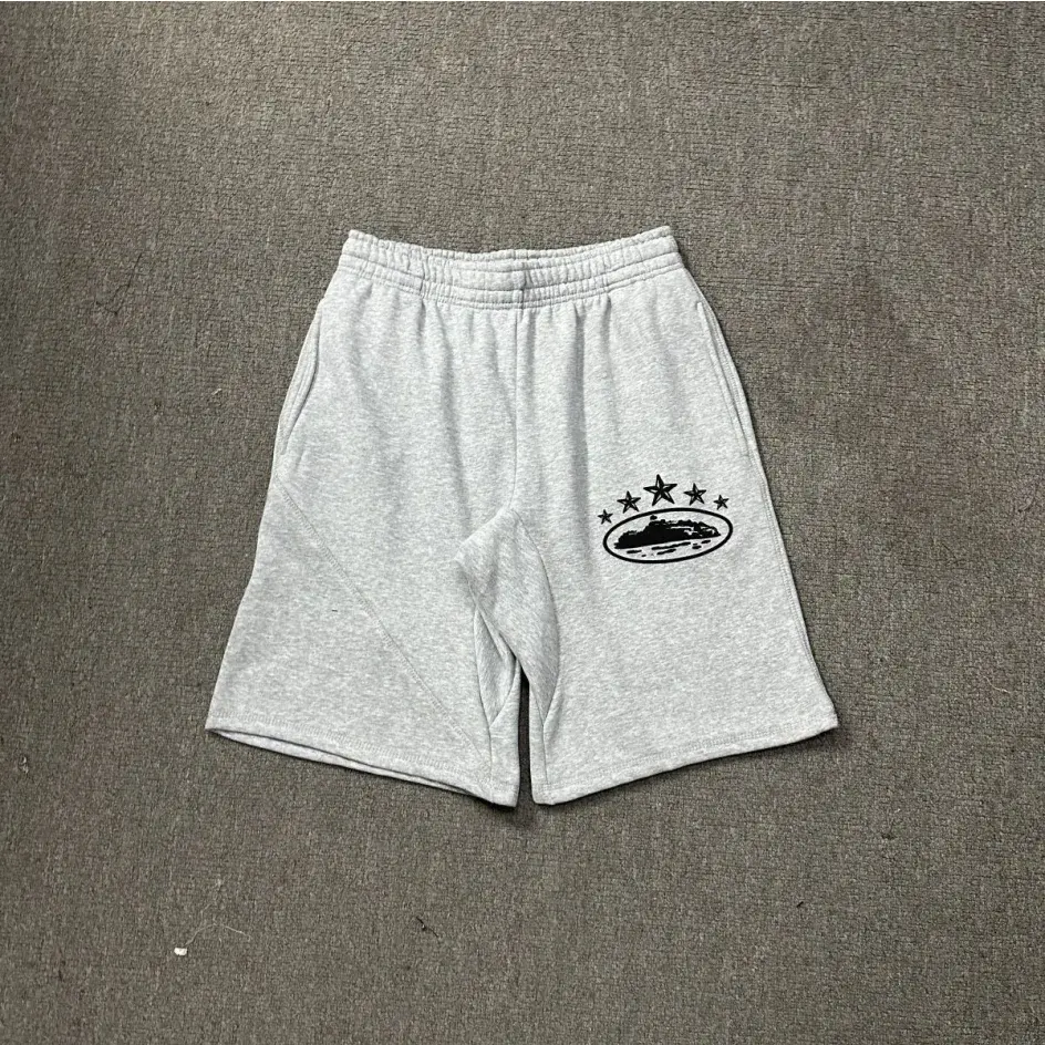 Corteiz 5-Star Alcatraz Shorts Grey