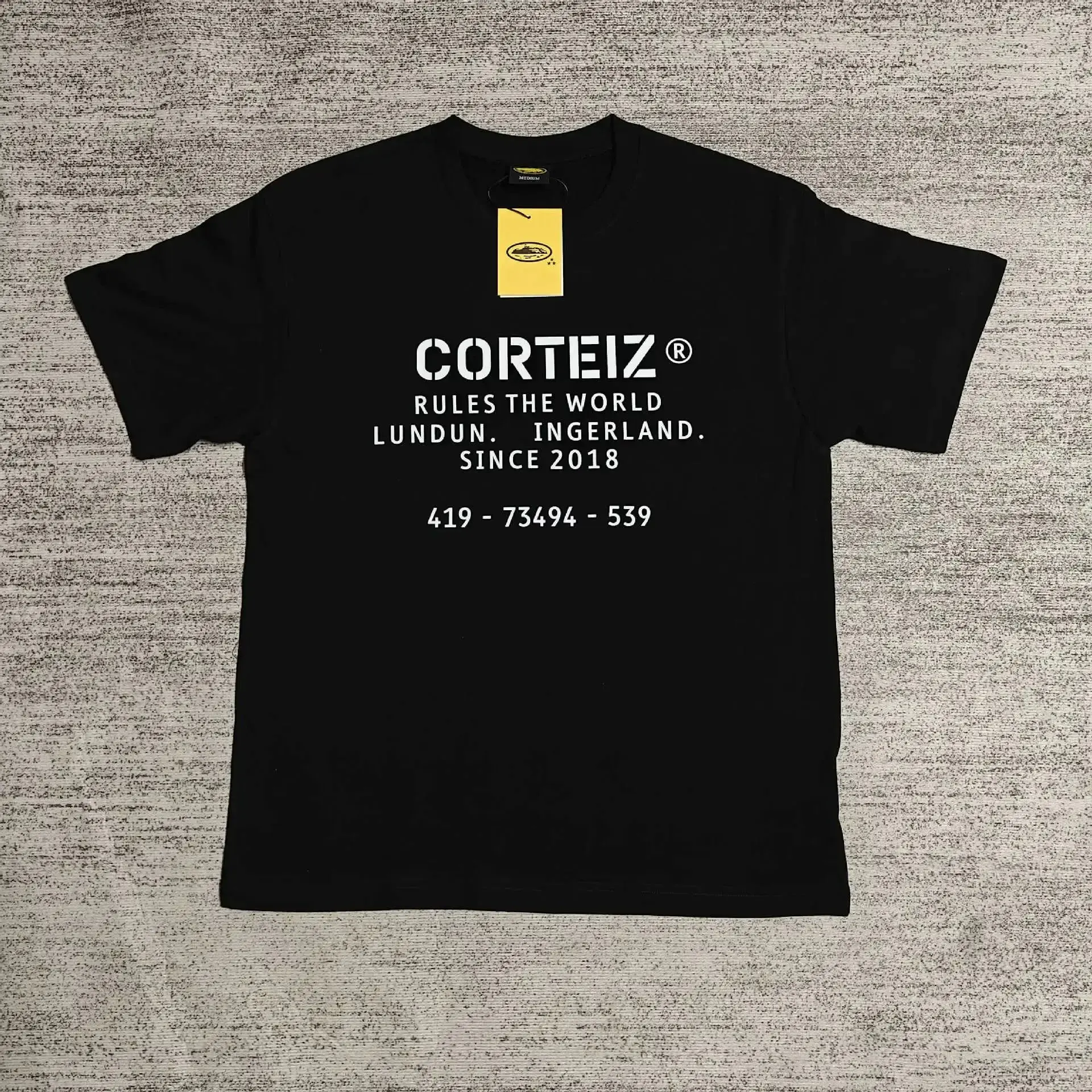 Corteiz Rules The World T-Shirt Black