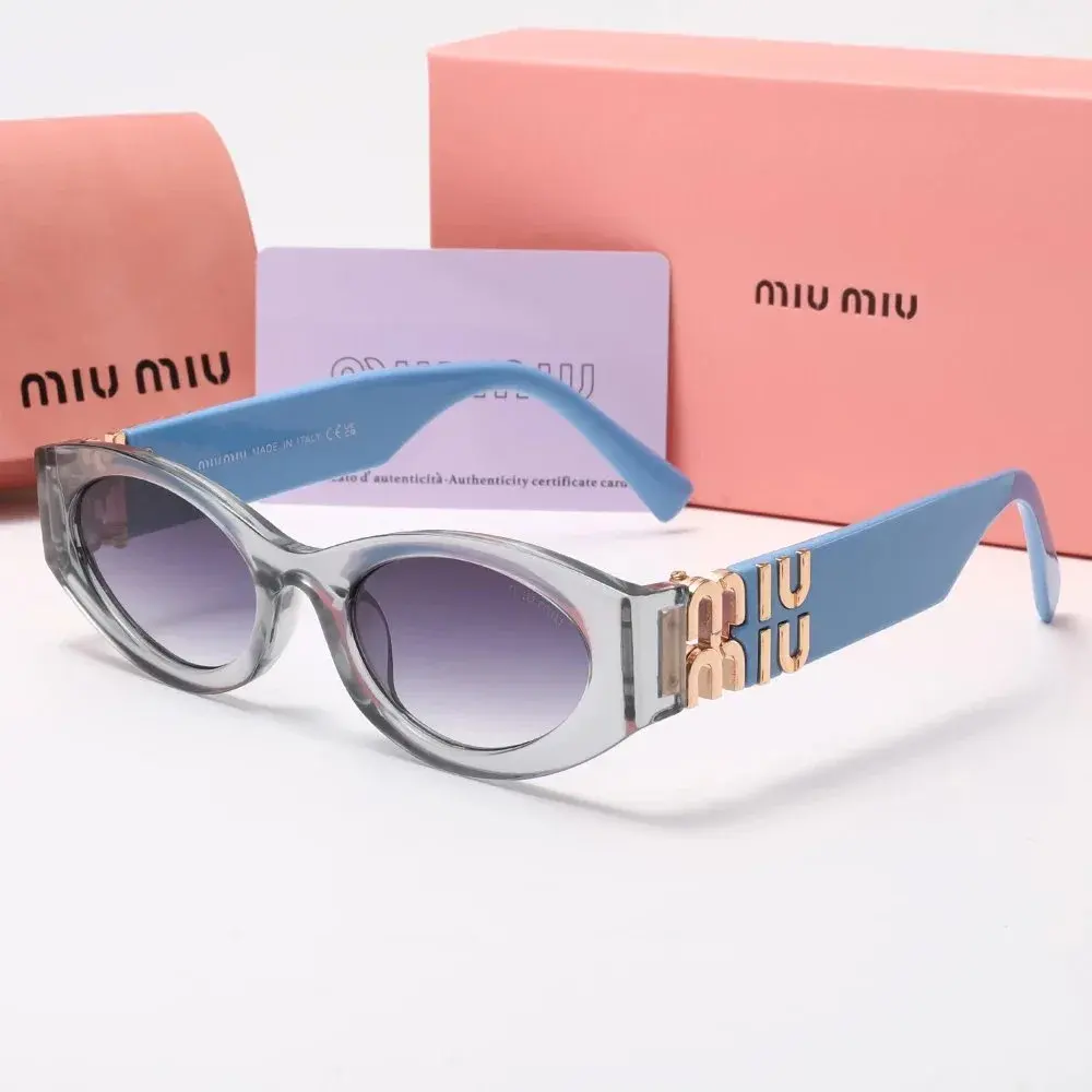 Miu Miu Fashion Trend Sunglasses Blue Gradient