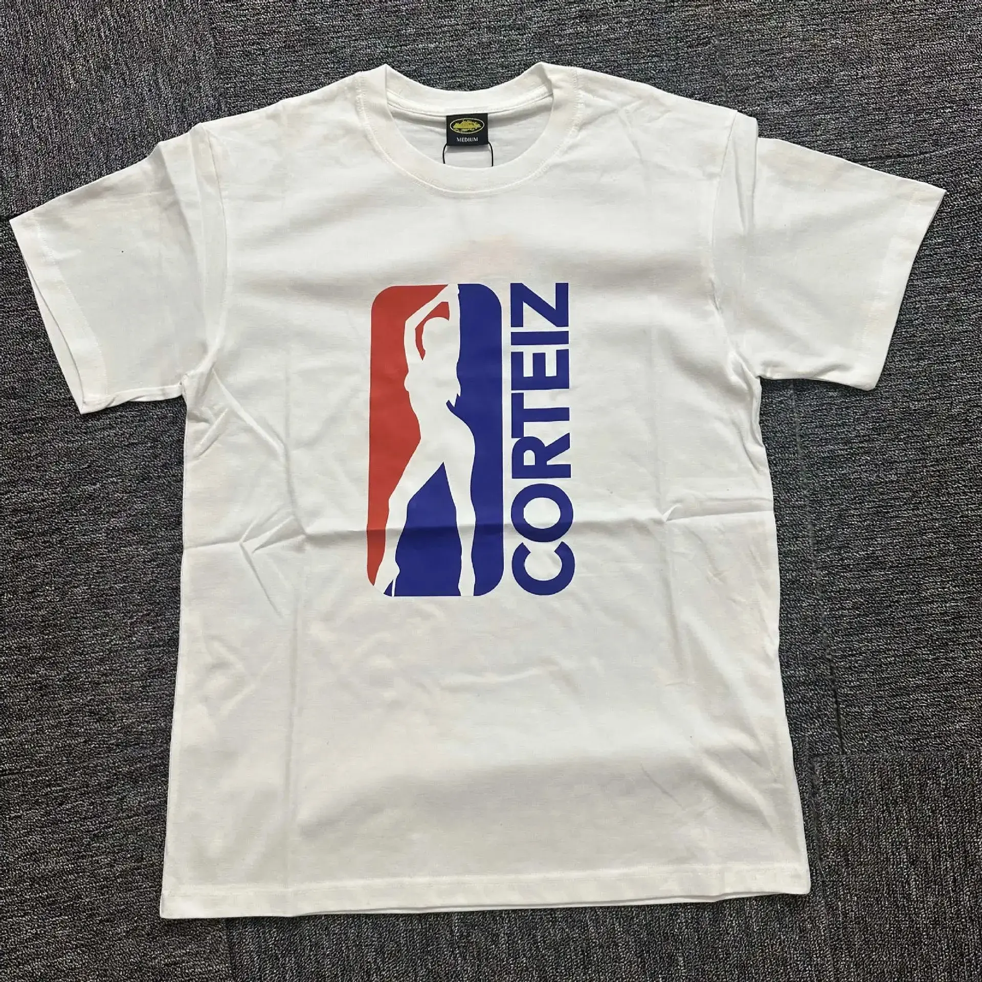 Corteiz Alcatraz Silhouette T-Shirt White