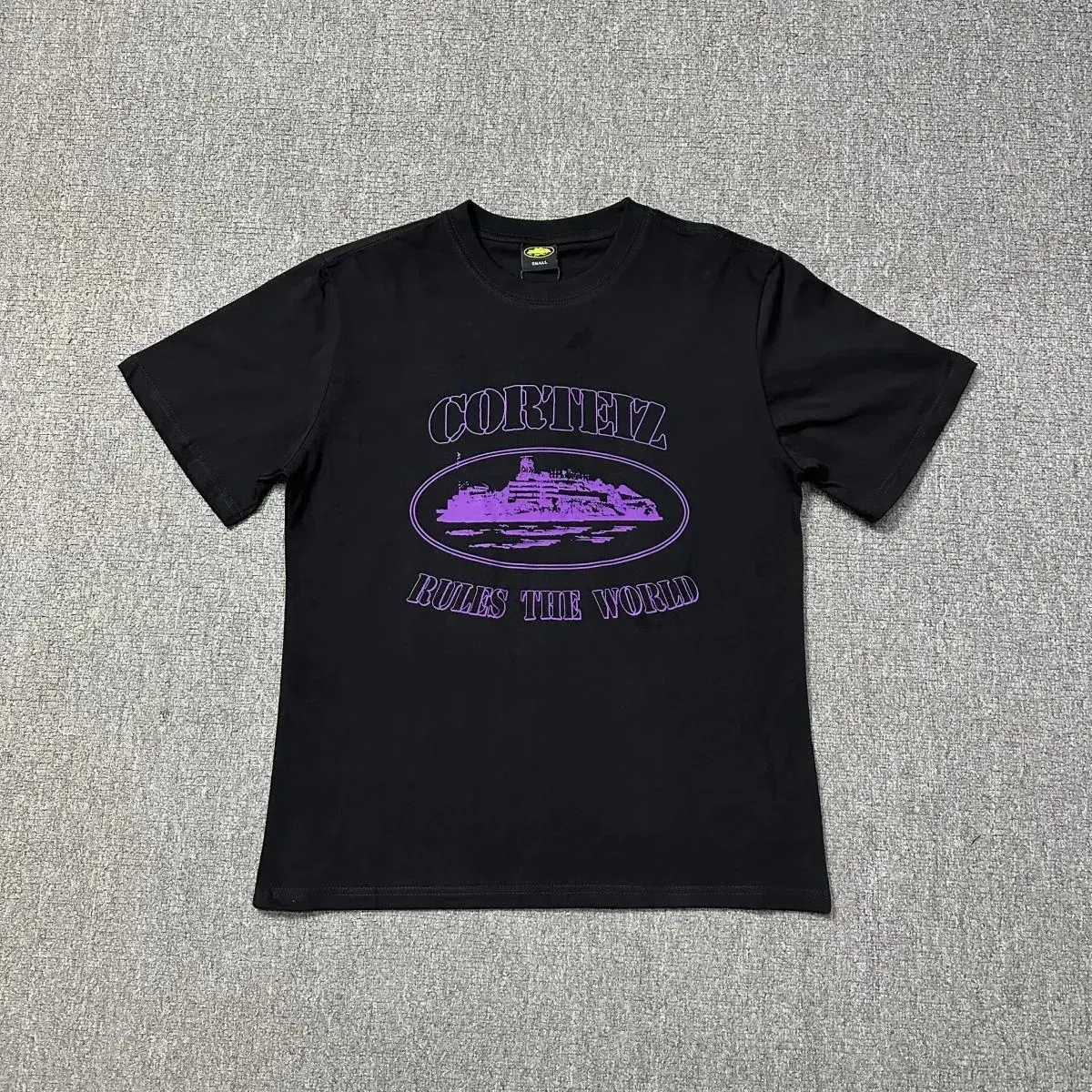 Corteiz Rules The World T-Shirt Black Purple
