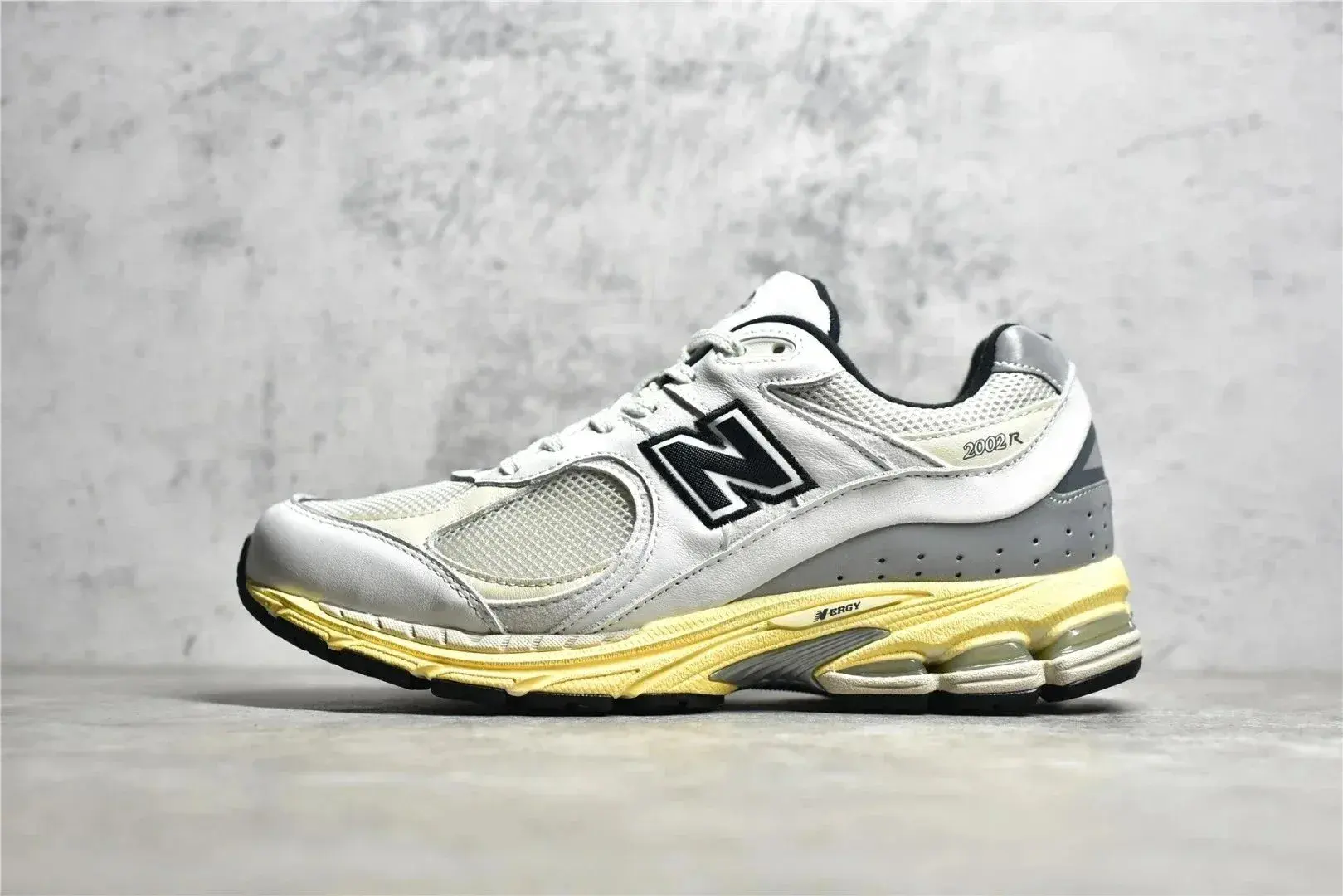 New Balance 2002R White Yellow Bottom