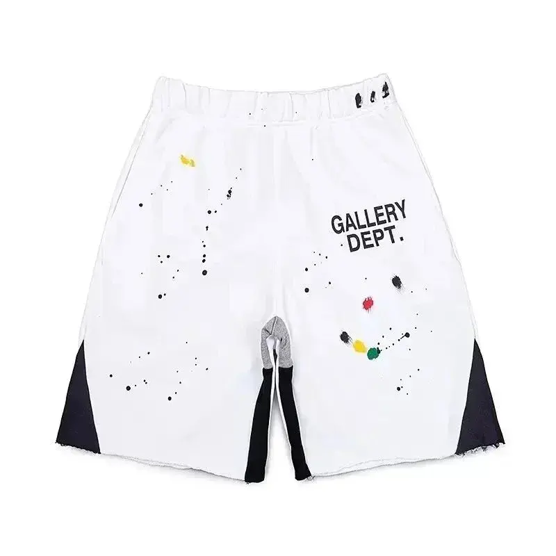 Gallery Dept. Painted Fleece Shorts White