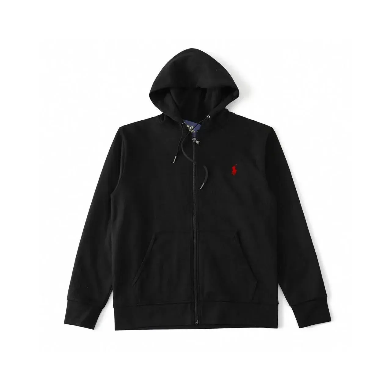Polo Ralph Lauren Zip-Up Hoodie Black