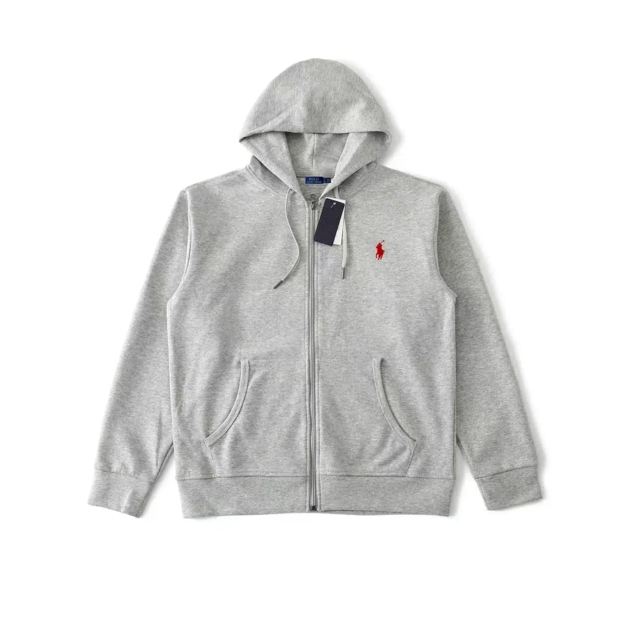 Polo Ralph Lauren Zip-Up Hoodie Grey