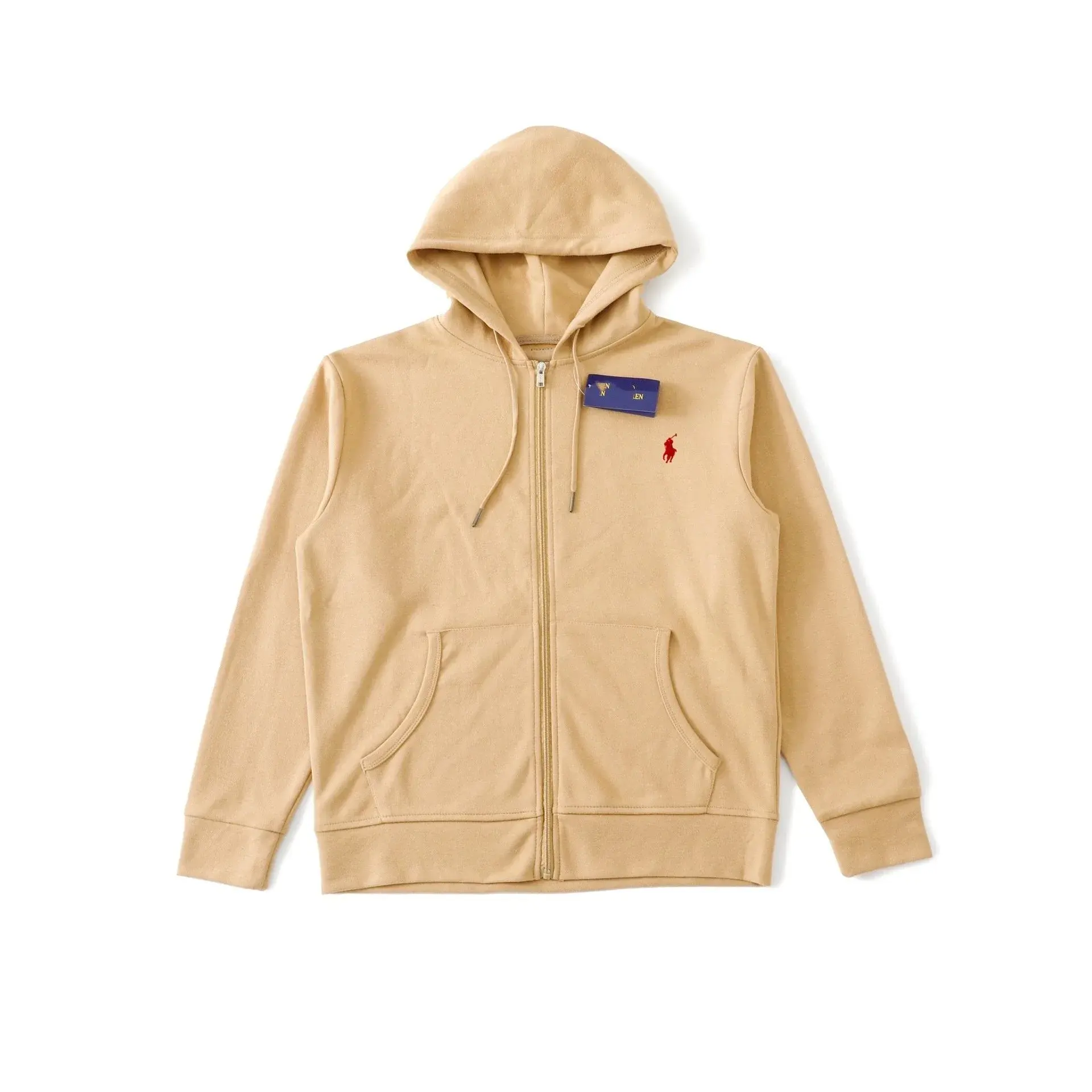 Polo Ralph Lauren Zip-Up Hoodie Khaki
