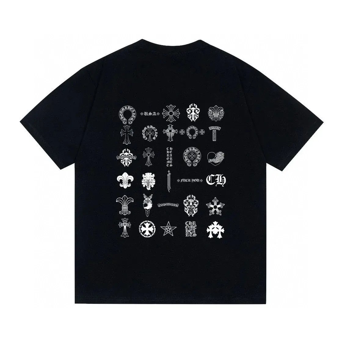 Chrome Hearts Multi Motif Grid T-Shirt