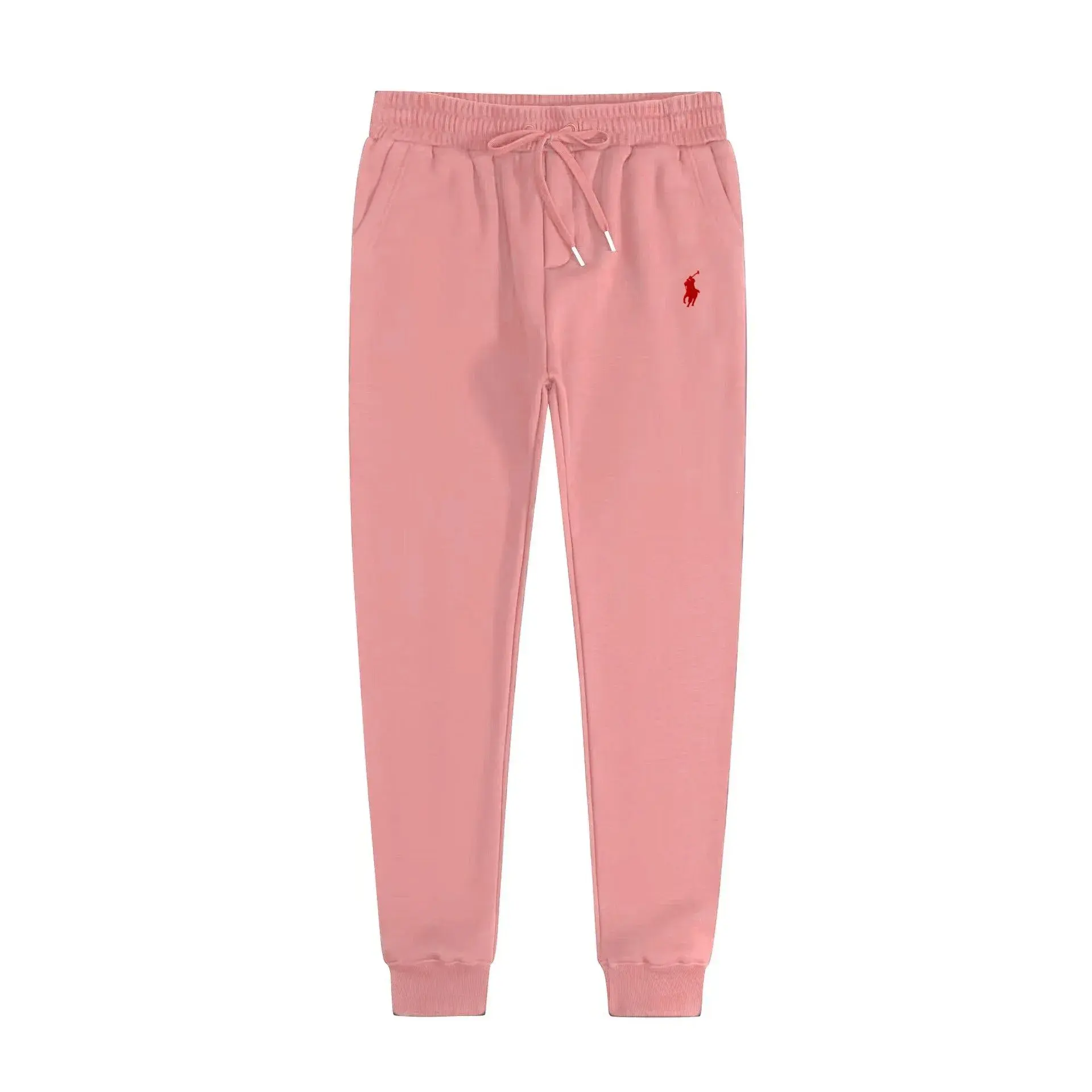 Polo Ralph Lauren Pink Joggers with Red Logo