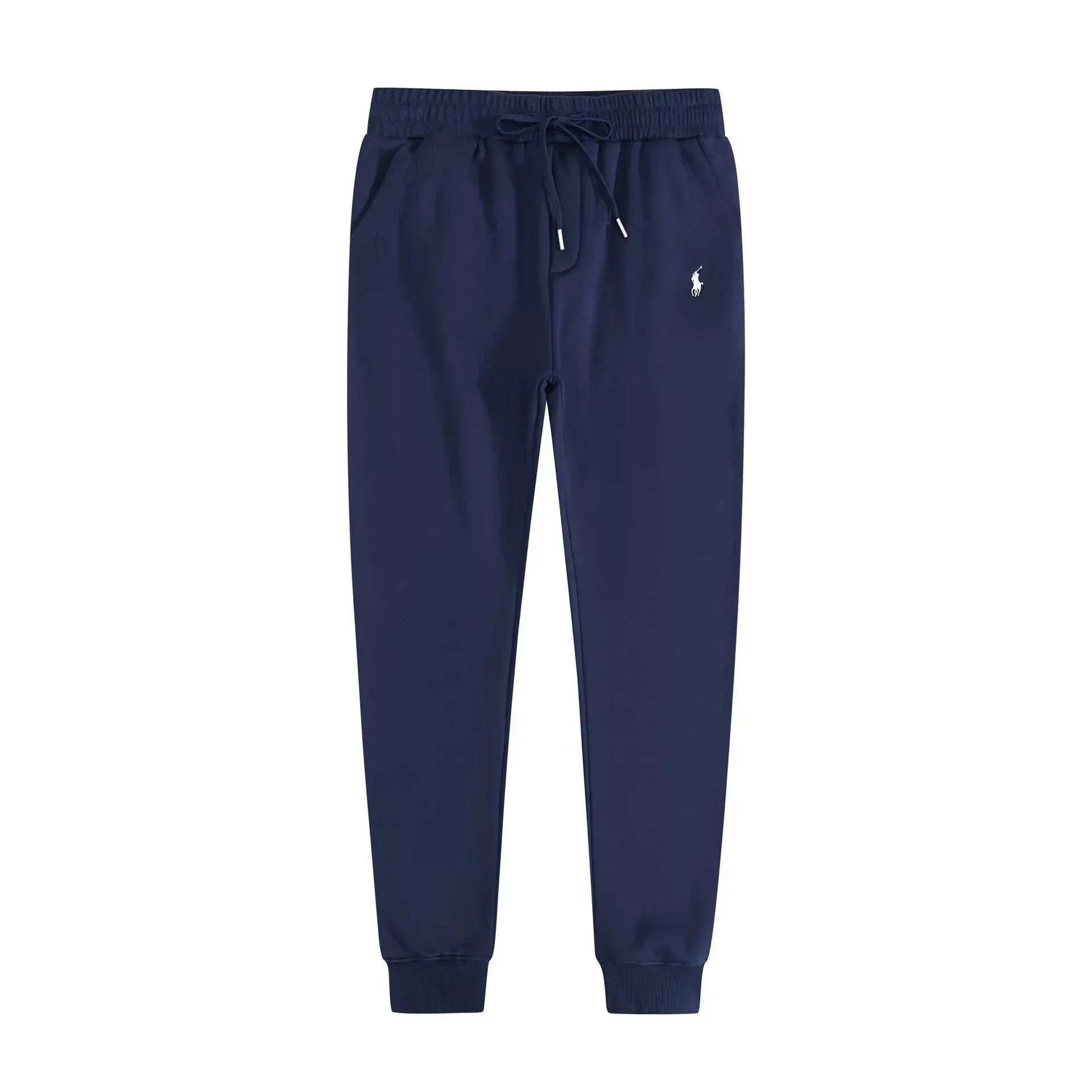 Polo Ralph Lauren Navy Blue Joggers with White Logo