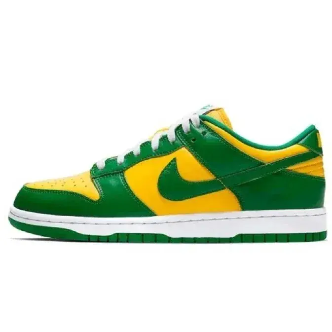 Nike Dunk Low University Gold and Pine Green