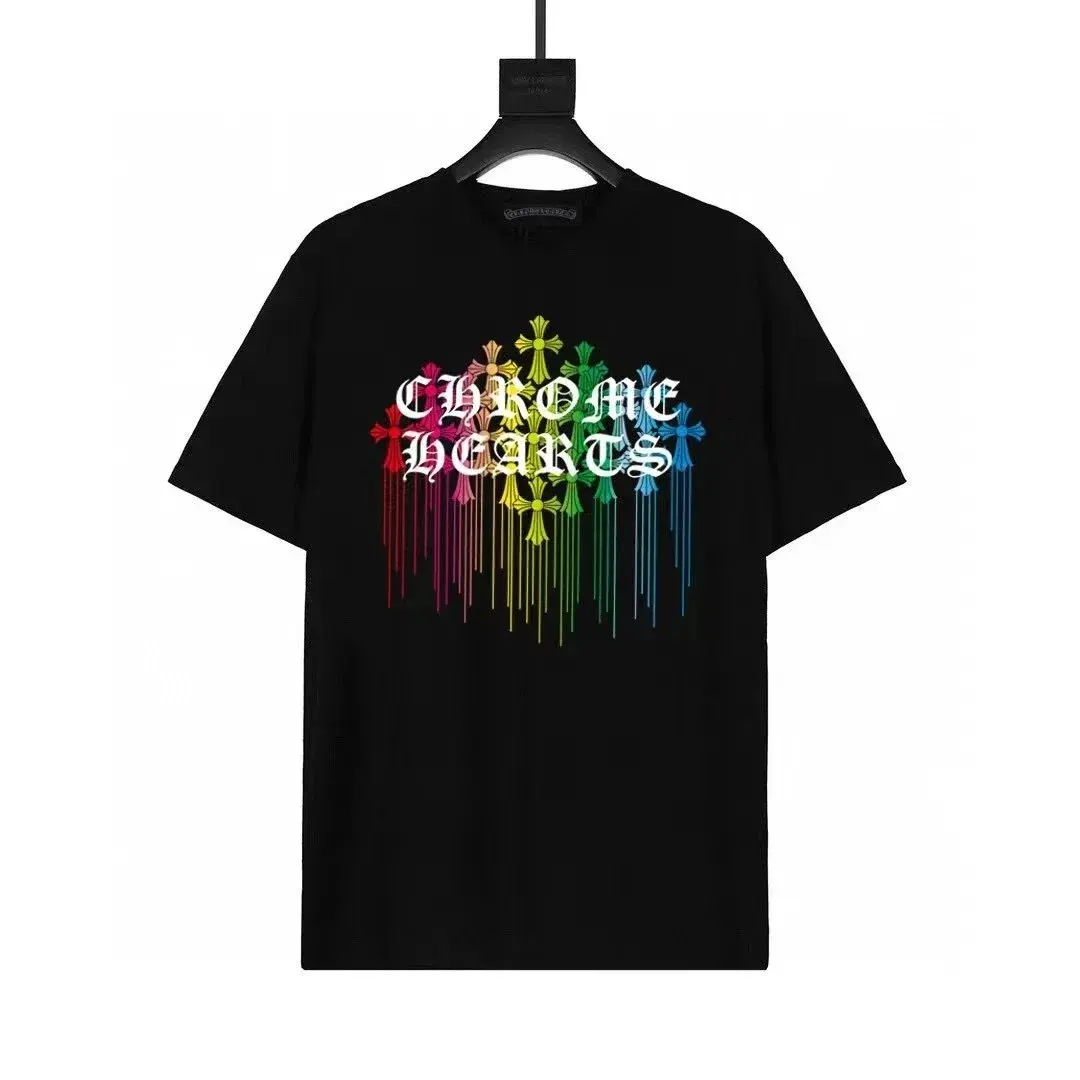 Chrome Hearts Multi Cross Drip Black T-Shirt
