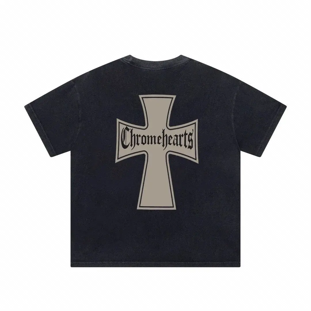 Chrome Hearts Large Back Cross Black T-Shirt