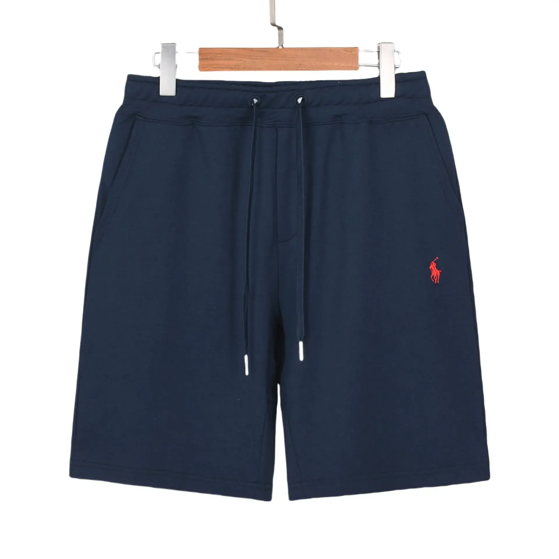 Polo Ralph Lauren Shorts Navy Blue with Red Logo