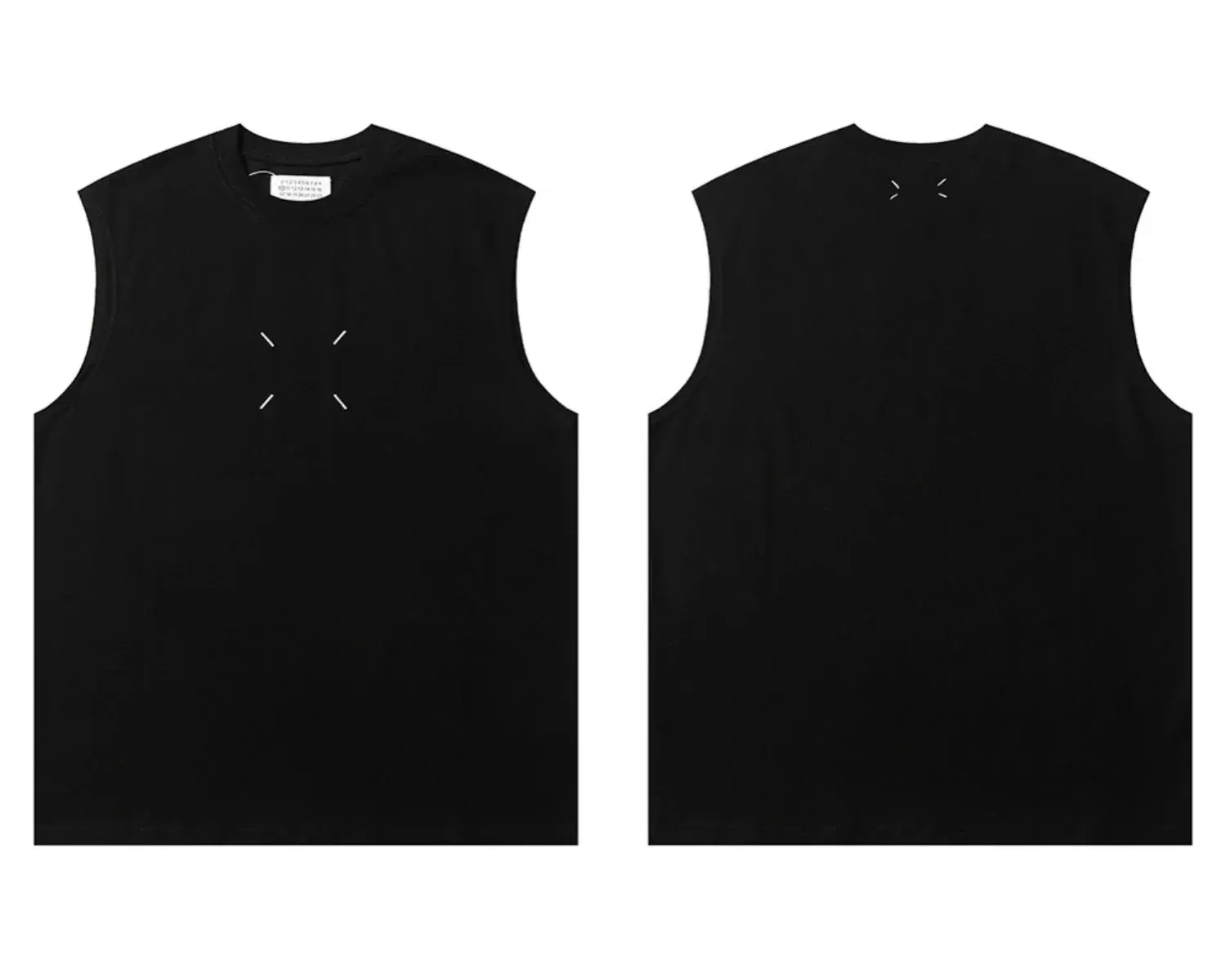 Maison Margiela Number Logo Tank Top Black