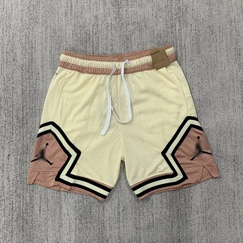 Jordan Diamond Shorts Cream Brown