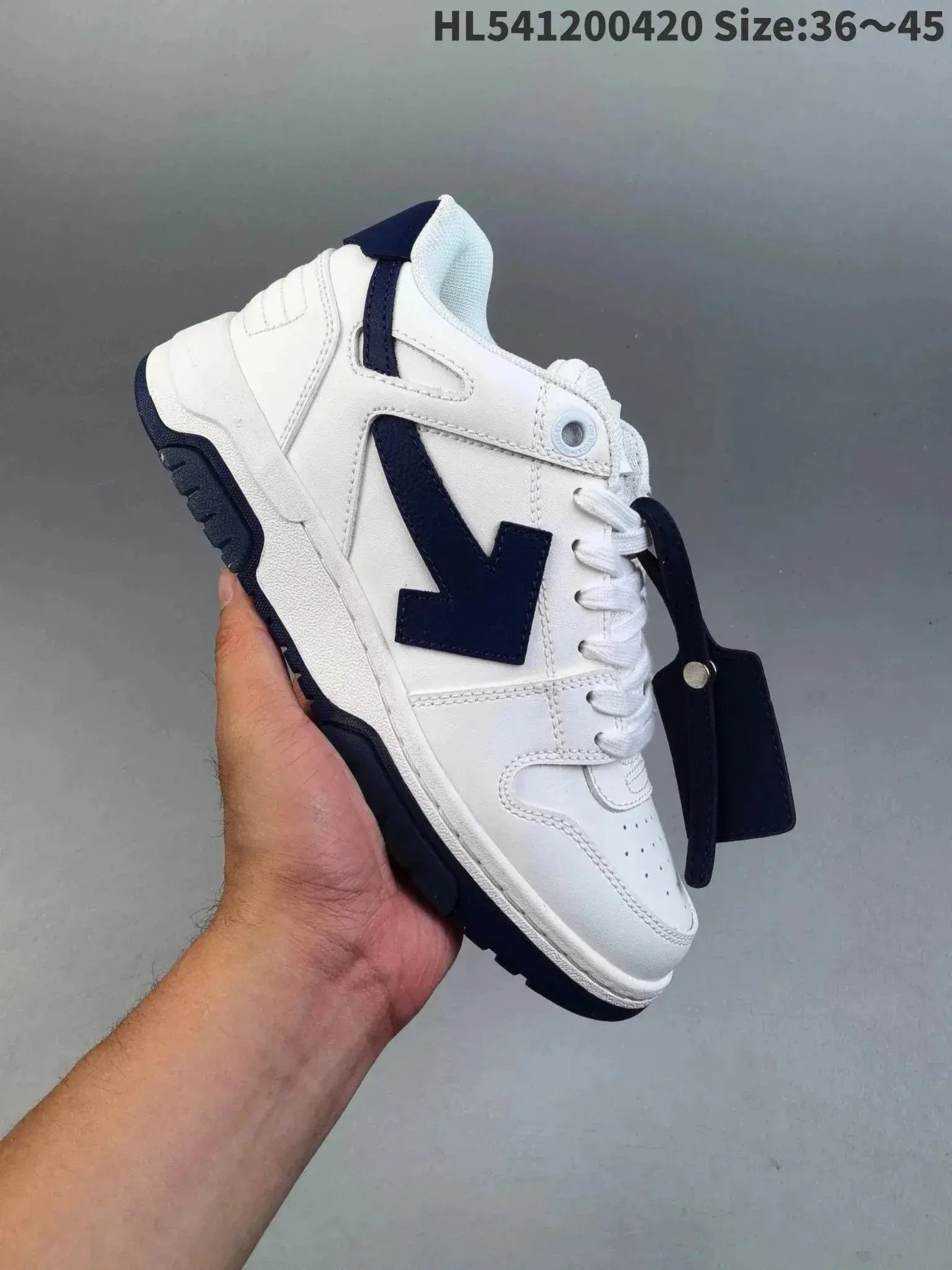 Off-White Out Of Office White Dark Blue