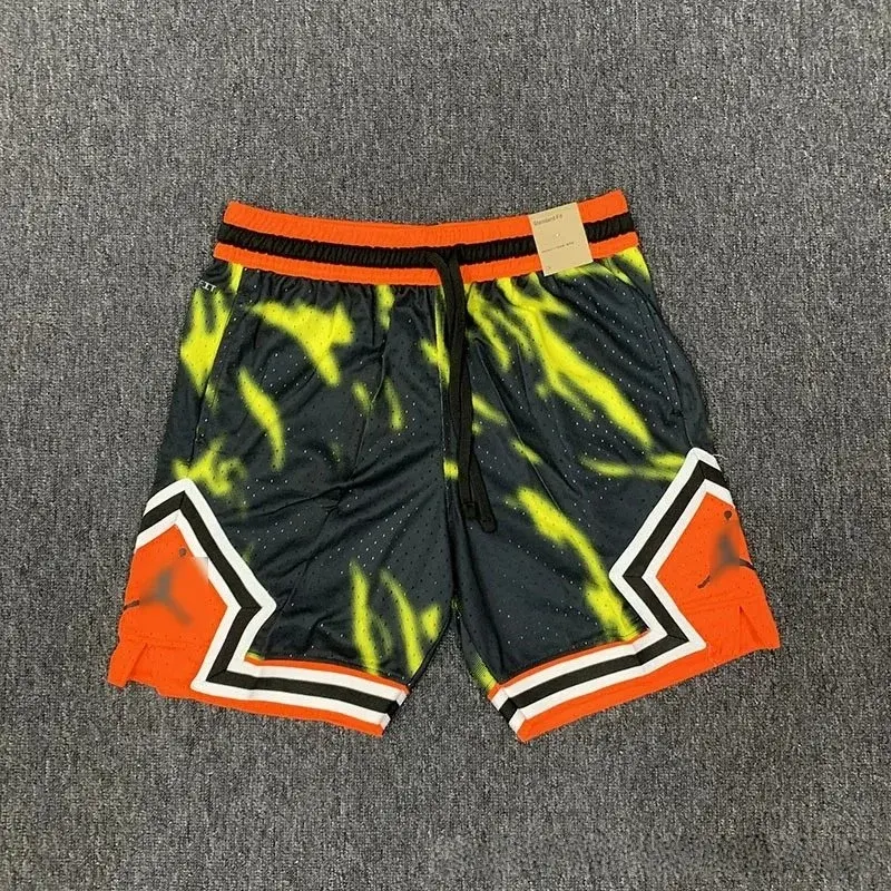 Jordan Diamond Black with Light Yellow Shorts