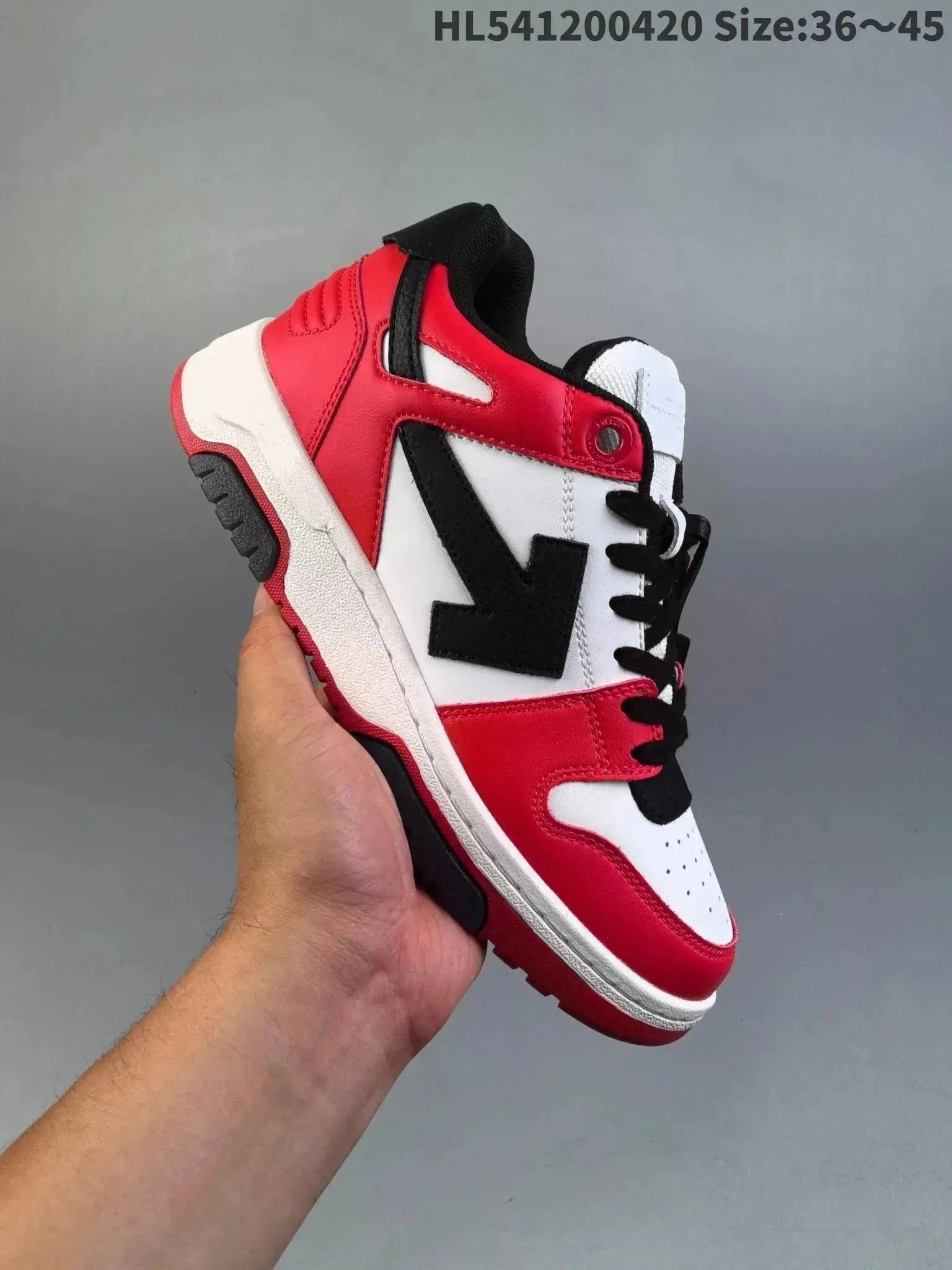 Off-White Out Of Office Red Black White