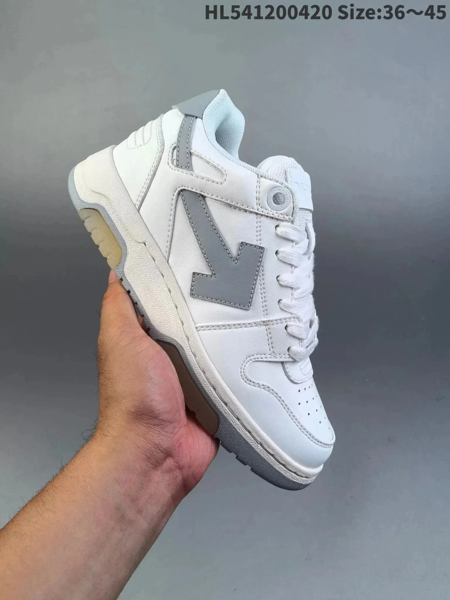 Off-White Out Of Office White Grey
