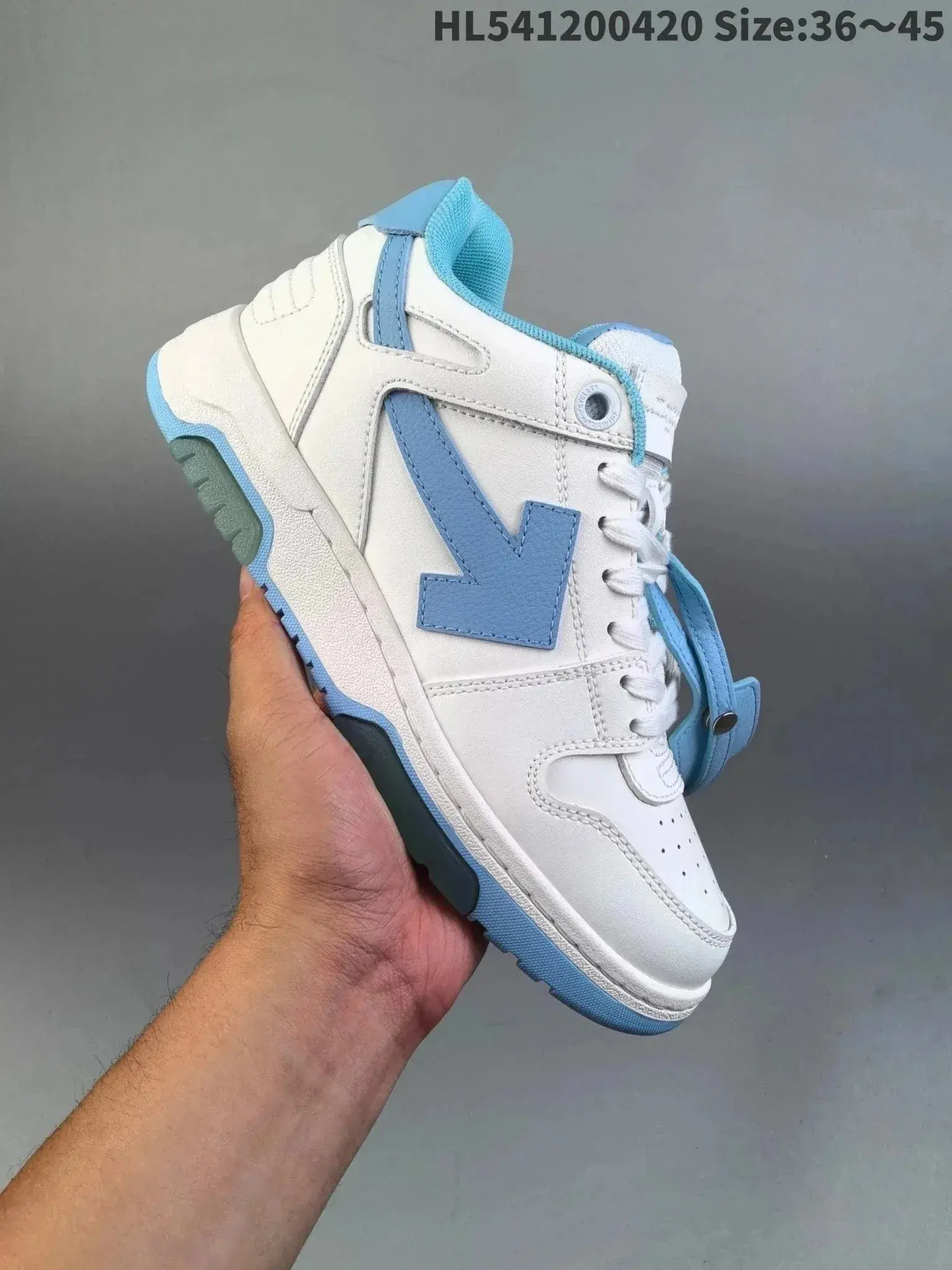 Off-White Out Of Office White Light Blue