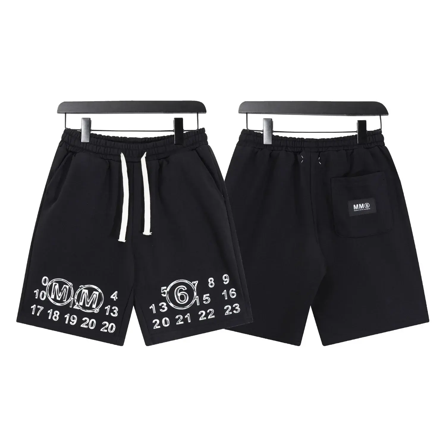 MM6 Maison Margiela Black Sweat Shorts