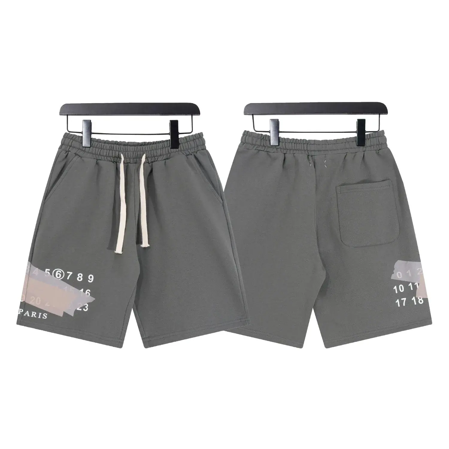 Maison Margiela Tape Detail Grey Shorts
