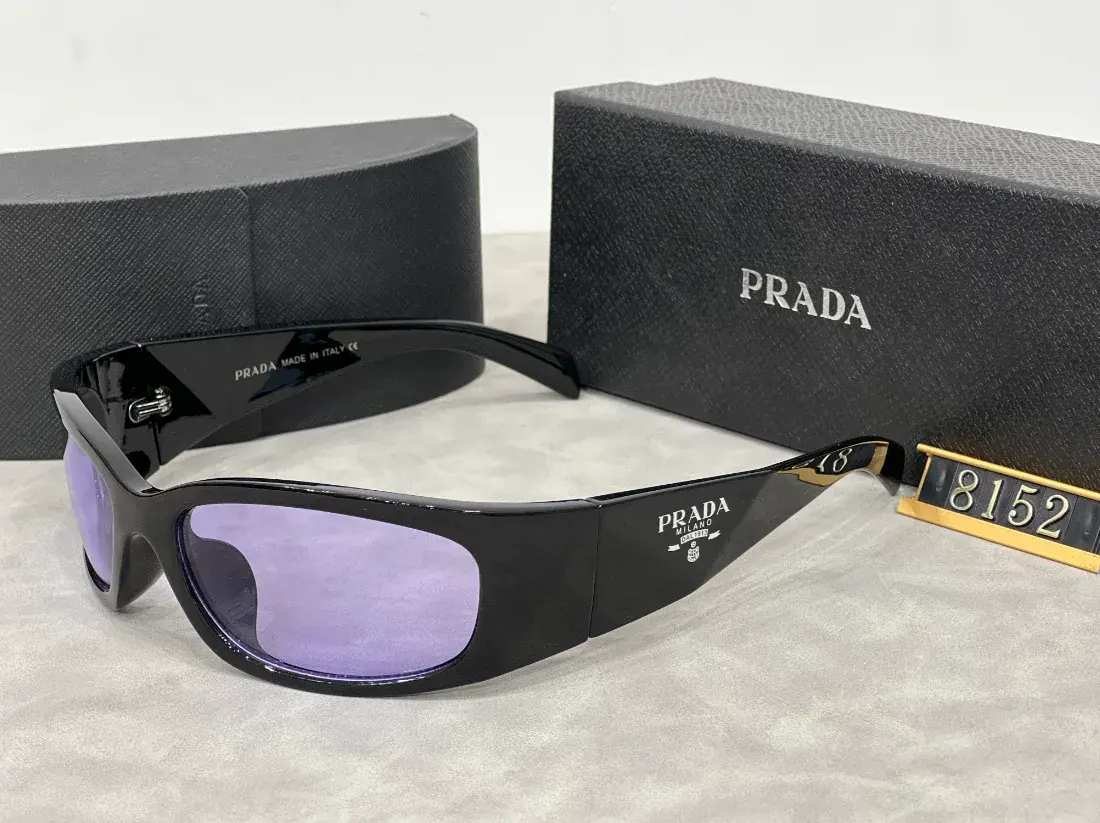 Prada Sunglasses Black Purple