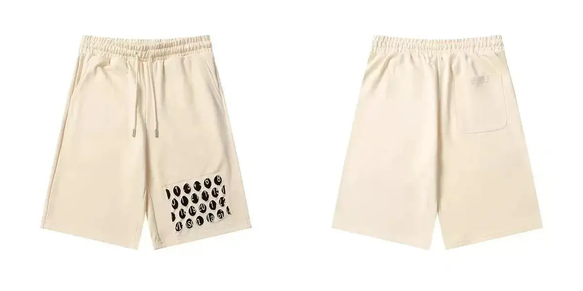 Maison Margiela Number Patch Sweat Shorts Off White