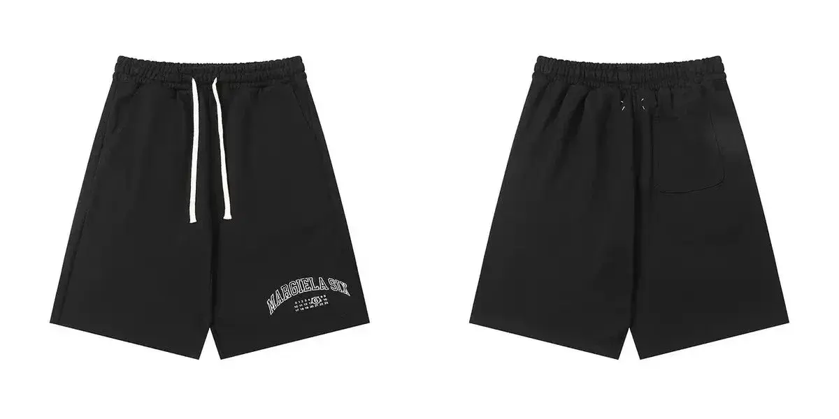 Maison Margiela Numeric Logo Shorts Black