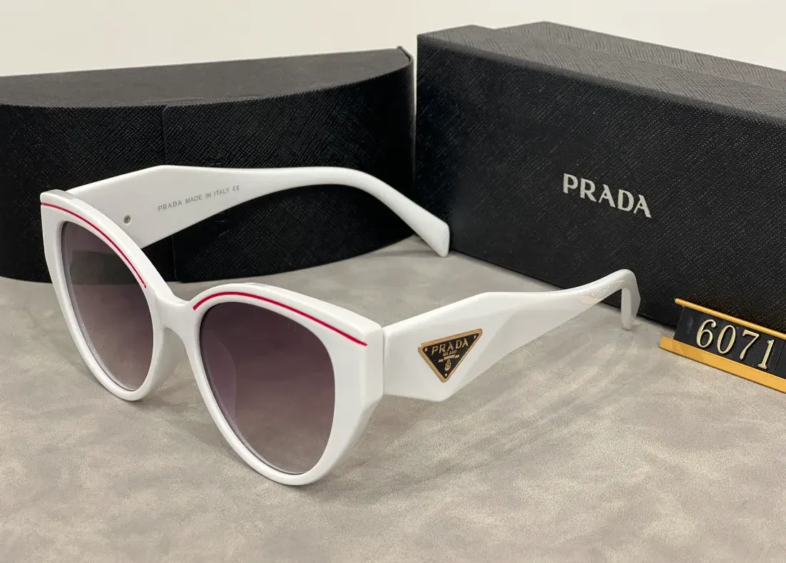 Prada Sunglasses White Red