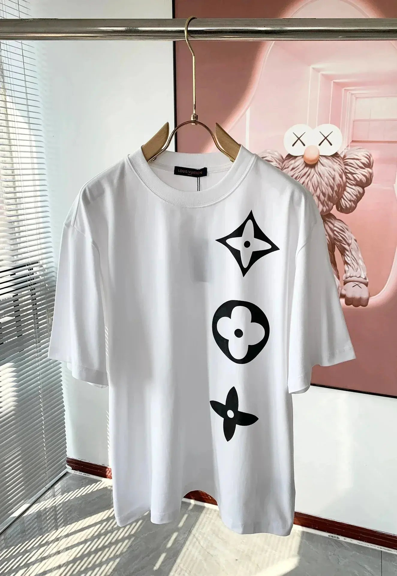 Louis Vuitton Vertical Monogram Flower T-Shirt White