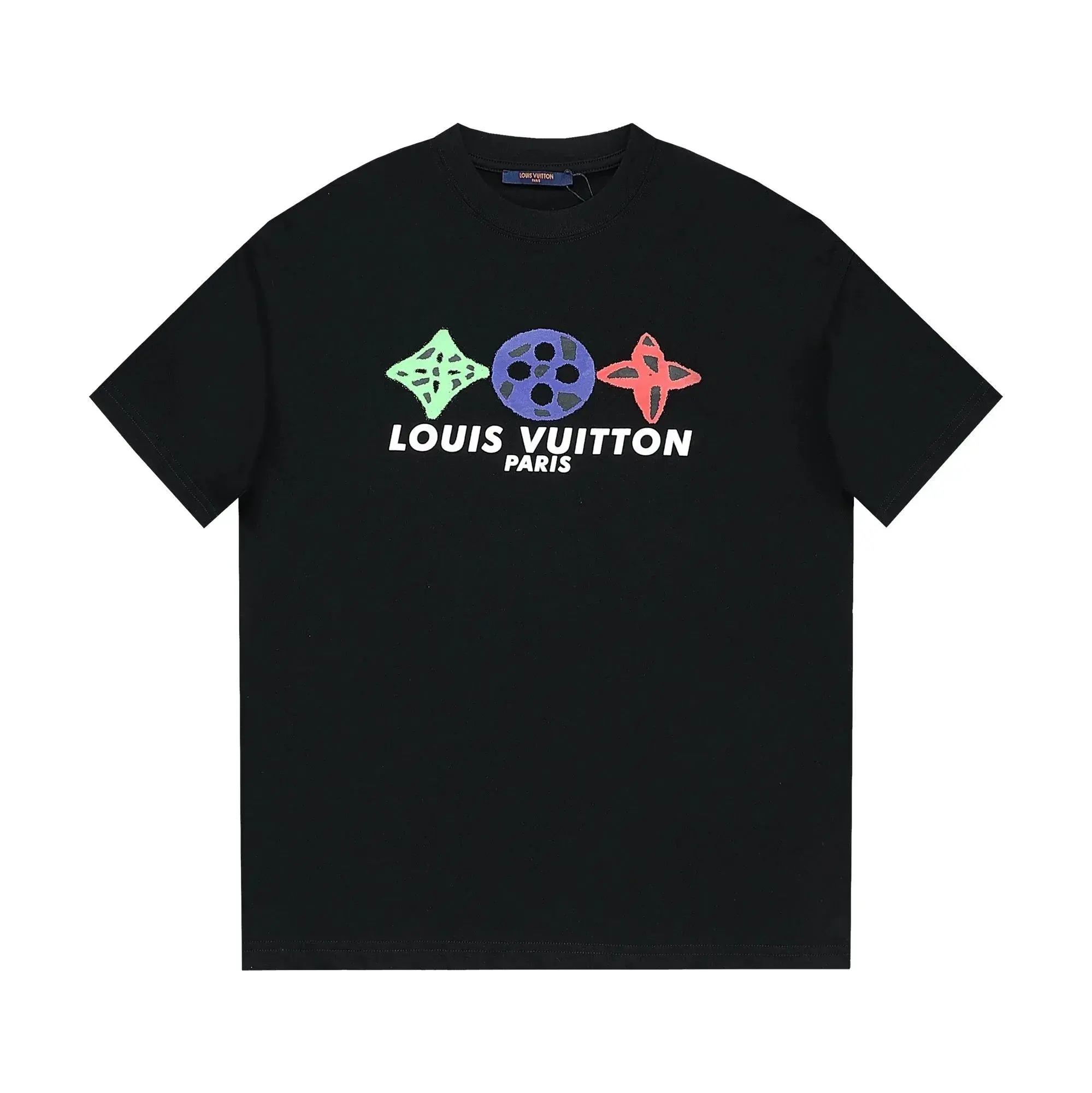 Louis Vuitton Monogram Symbols T-Shirt Black Multicolor