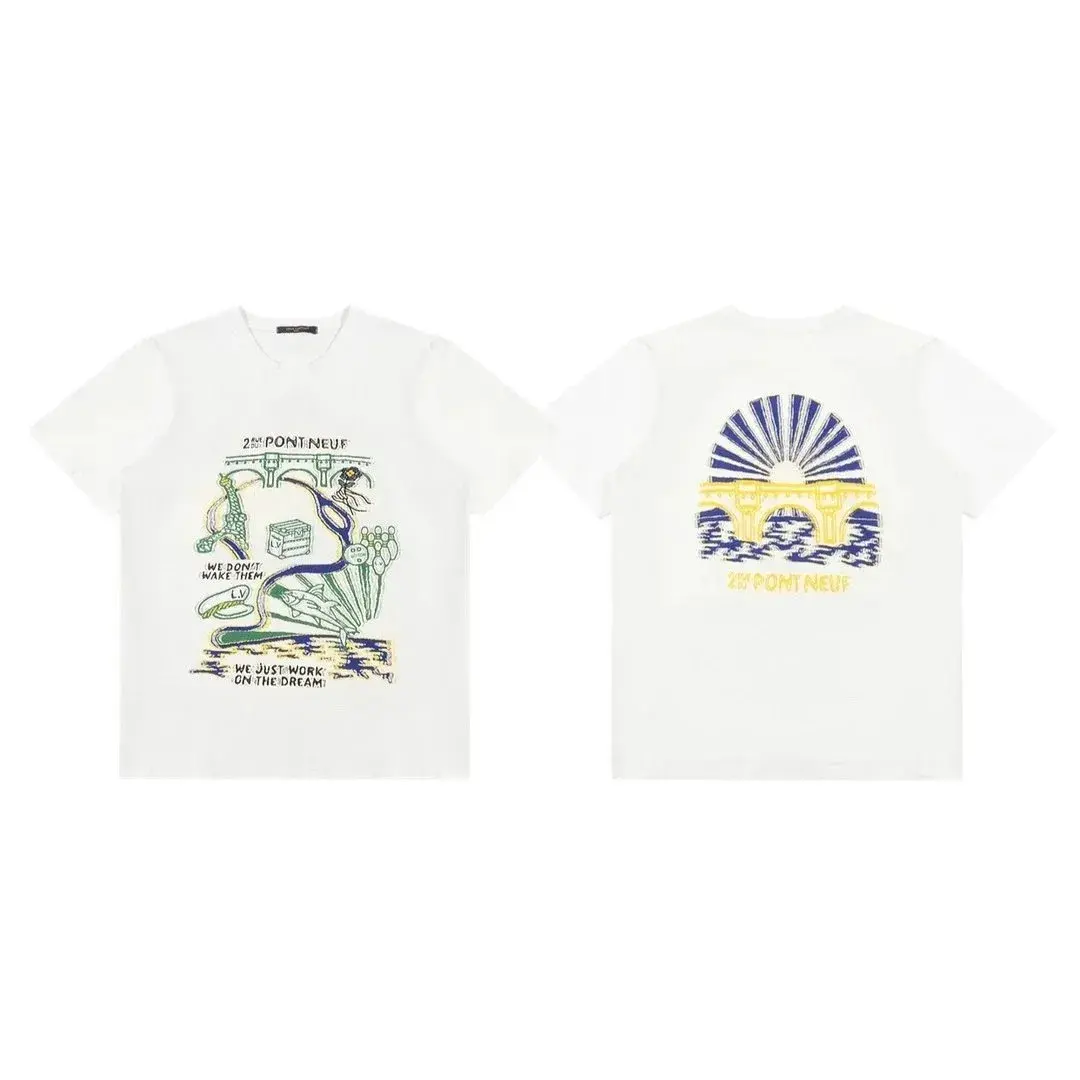 Louis Vuitton Pont Neuf White T-Shirt