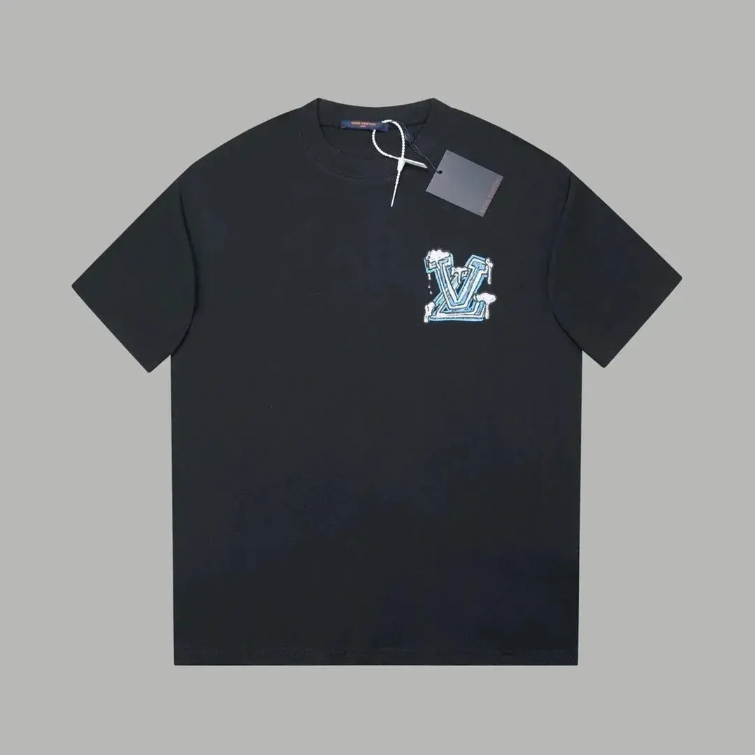 Louis Vuitton Ice LV Logo Black T-Shirt